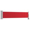 vidaXL Patio Retractable Side Awning 60x300 cm Red