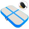 vidaXL Inflatable Gymnastics Mat with Pump 60x100x15 cm PVC Blue