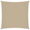 vidaXL Sunshade Sail Oxford Fabric Square 2x2 m Beige