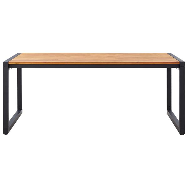 vidaXL 7 Piece Garden Dining Set Brown