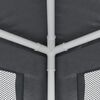 vidaXL Party Tent with 6 Mesh Sidewalls Anthracite 6x4 m HDPE