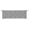 vidaXL Garden Bench Cushions 2pcs Grey 150x50x7cm Oxford Fabric