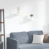 vidaXL Floating Wall Shelves 2 pcs White 23x23.5x3.8 cm MDF