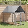 vidaXL Outdoor Dog Kennel with Roof 200x100x150 cm