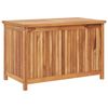 vidaXL Garden Storage Box 90x50x58 cm Solid Teak Wood