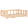 vidaXL Dog Bed 95.5x65.5x28 cm Solid Wood Pine