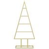 vidaXL Metal Christmas Tree for Decoration Black 60 cm