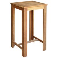 vidaXL Bar Table Solid Acacia Wood 60x60x105 cm