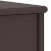 vidaXL Bedside Cabinet Dark Brown 35x30x40 cm Solid Pinewood