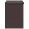 vidaXL Bedside Cabinet Dark Brown 35x30x40 cm Solid Pinewood