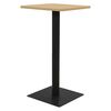 vidaXL Bistro Table Oak Colour 50x50x107 cm