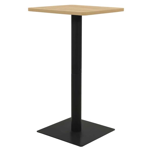 vidaXL Bistro Table Oak Colour 50x50x107 cm