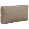 vidaXL Pallet Cushions 3 pcs Taupe Fabric