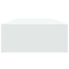 vidaXL Wall-mounted Drawer Shelves 2 pcs White 60x23.5x10cm MDF