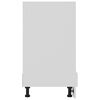 vidaXL Oven Cabinet Lyon White 60x46x81.5 cm Engineered Wood