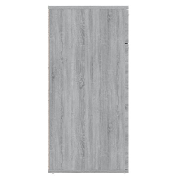 vidaXL Sideboard Grey Sonoma 80x36x75 cm Engineered Wood