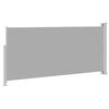 vidaXL Retractable Side Awning 140 x 300 cm Grey