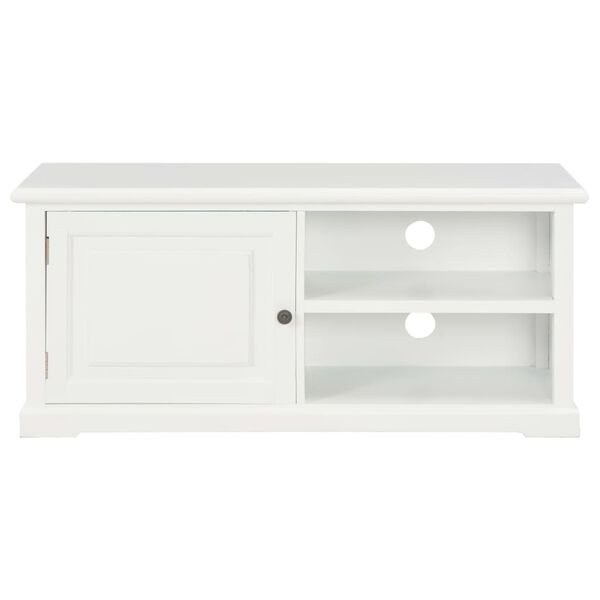 vidaXL TV Cabinet White 90x30x40 cm Wood