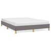 vidaXL Bed Frame without Mattress Dark Grey 140x200 cm Fabric