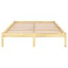 vidaXL Bed Frame without Mattress Solid Wood 120x200 cm