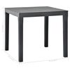 vidaXL Garden Table Anthracite 78x78x72 cm Plastic