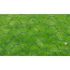 vidaXL Chicken Wire Fence with PVC Coating 25x1 m Green