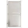 vidaXL Garden Gate 100x175 cm Stainless Steel