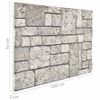 vidaXL 3D Wall Panels with Grey Brick Design 10 pcs EPS