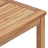vidaXL Garden Dining Table 160x80x77 cm Solid Teak Wood