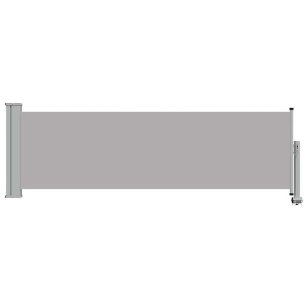 vidaXL Patio Retractable Side Awning 80x300 cm Grey