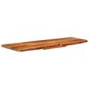 vidaXL Bathroom Vanity Top Solid Acacia Wood 140x52x3.8 cm