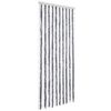 vidaXL Insect Curtain Grey and White 90x200 cm Chenille