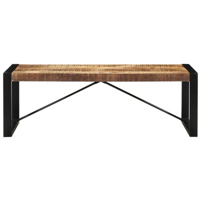 vidaXL Dining Table 120x55x40 cm Solid Rough Wood Mango