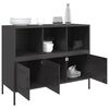 vidaXL Sideboard Black 100.5x39x79 cm Steel
