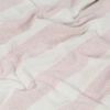 vidaXL Throw Cotton Stripe 125x150 cm Old Pink