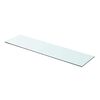 vidaXL Glass Panel | Clear | Tempered glass | 80x20 cm | Durable | Glass Shelf
