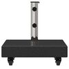 vidaXL Umbrella Base Black 45x25x8 cm Granite