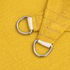 vidaXL Sunshade Sail 160 g/m&sup2; Yellow 2.5x3 m HDPE