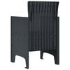vidaXL Garden Chair 2 pcs Anthracite 53 x 49 x 85 cm Polypropylene