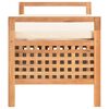 vidaXL Storage Bench 93x49x49 cm Solid Walnut Wood