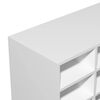vidaXL Shoe Rack Engineered Wood 92x30x67.5 cm White
