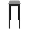 vidaXL Bar Table MDF Black 115x55x107 cm