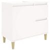 vidaXL Bathroom Cabinet White 65x33x60 cm Engineered Wood