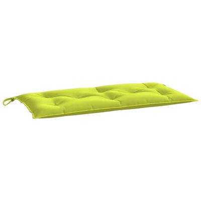 vidaXL Garden Bench Cushions 2 pcs Bright Green 100x50x7cm Oxford Fabric