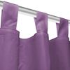 vidaXL Micro-Satin Curtains 2 pcs with Loops 140x245 cm Lilac