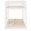 vidaXL Bunk Bed without Mattress White 80x200 cm Solid Wood Pine