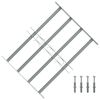 Adjustable Security Grille for Windows with 4 Crossbars 500-650 mm