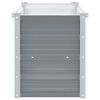 vidaXL Garden Raised Bed Galvanised Steel 160x40x45 cm Grey