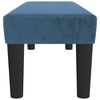 vidaXL Bench Dark blue 100 x 30 x 30 cm Velvet