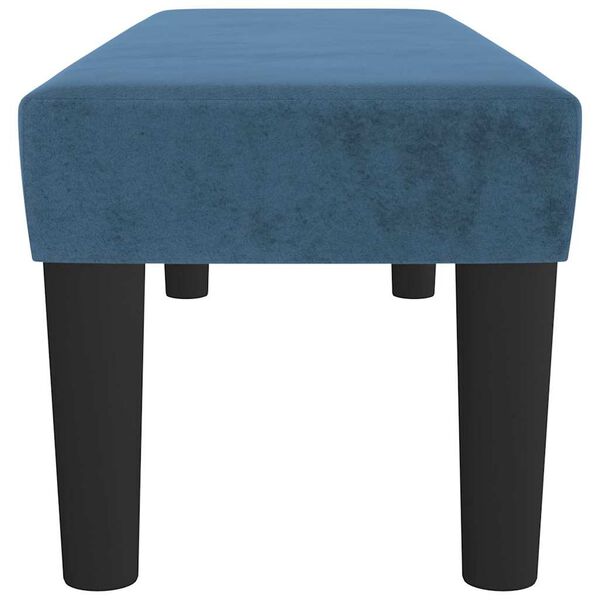 vidaXL Bench Dark blue 100 x 30 x 30 cm Velvet